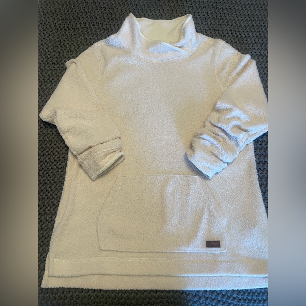 LL Bean Women’s Sherpa Tunic Sweatshirt, Size Medium